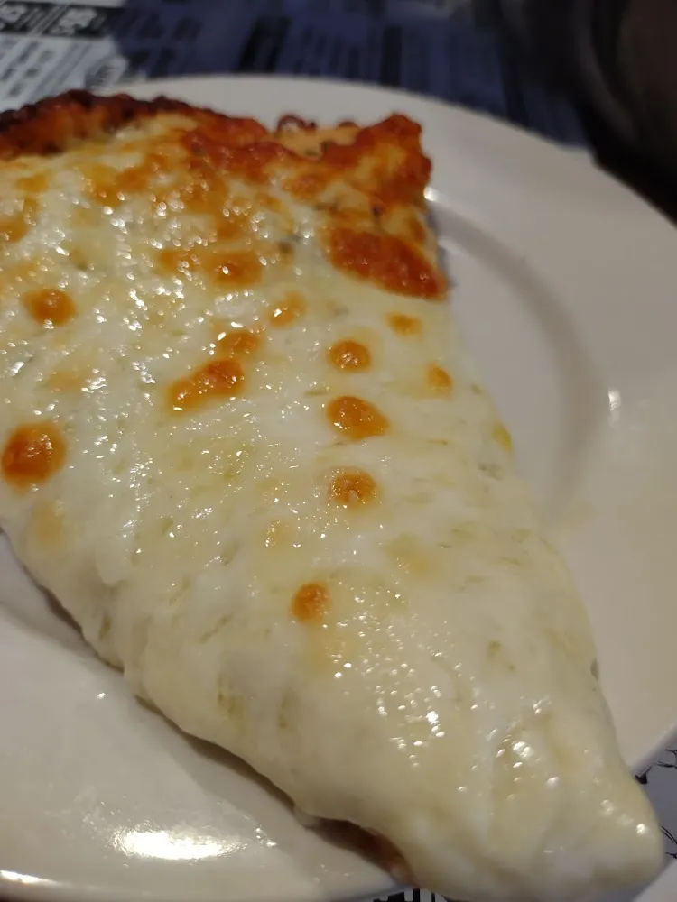 Fabulous Slice of White Pizza