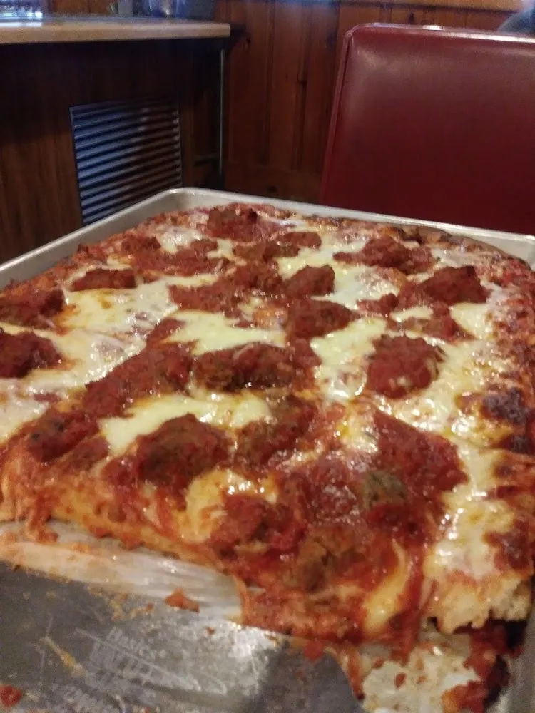 Meatball Pizza