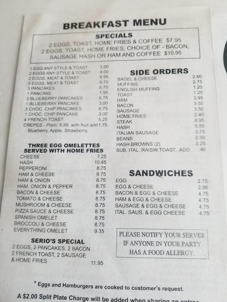 Serio's Pizzarama Menu image 2